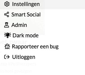 Lightmode en Darkmode instellen