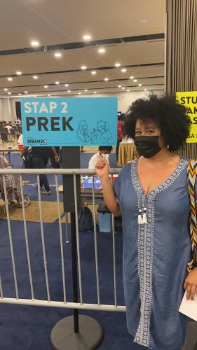 Vandaag spontaan gevaccineerd op Curaçao. 