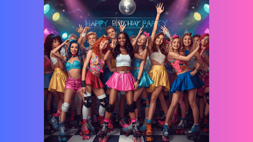 How to Throw a Sparkling Roller Disco Birthday Party
