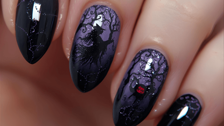 ๐ Halloween Witch Nails 2025: Spooky, Cute & Easy Nail Design Inspo