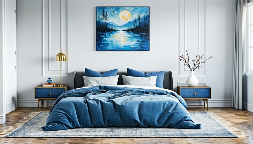 Blue Bed Linen Aesthetic Ideas for a Serene and Stylish Bedroom