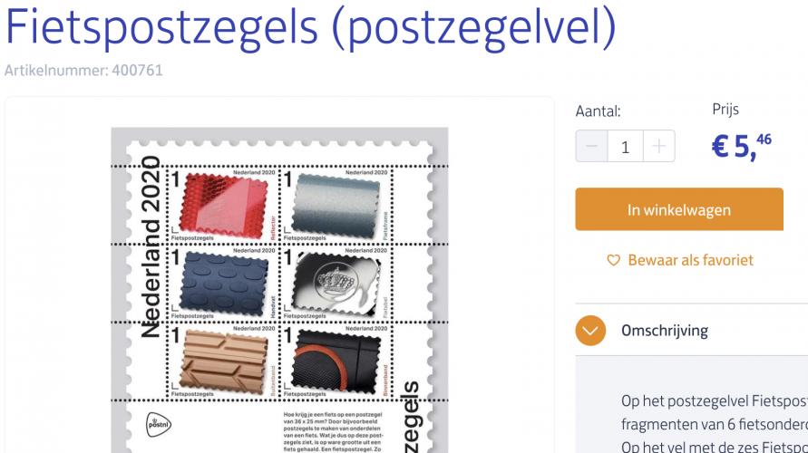 <a class="removable-mention" data-mentionid="84842" href="/useroverview/84842/christel_michele">@christel_michele</a> hahaha en ze hebben nu weer andere hele mooie! Gewoon te plakken als een gewone "ordinaire" nr. 1 Willemhoofd zegel. PostNl heeft elke week nieuwe, bijzondere en mooie postzegels, gewoon online te bestellen!  Dat scheelt je een ritje naar het postkantoor. En ook gewoon 0,91ct per stuk (wat nu het tarief is).
PS: Let wel goed op dat je geen "gestempelde" zegels koopt! (want die kan je niet gebruiken om je post te verzenden, die zijn alleen voor de verzamelaars)
<a href="https://shop.postnl.nl/webshop/collect-club" class="linkified" target="_blank">https://shop.postnl.nl/webshop/collect-club</a>