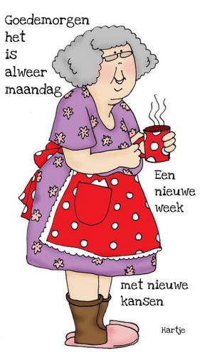 Het is alweer maandag