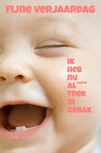 Gefeliciteerd jarige van vandaag