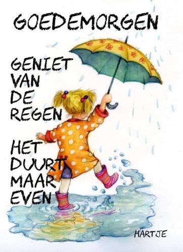Goedemorgen regen