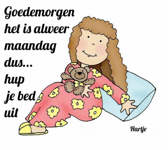 Het is alweer maandag