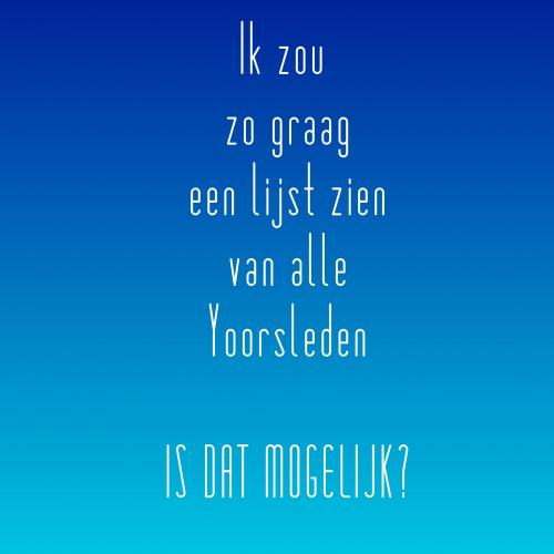 Question: Is there a list of all members?