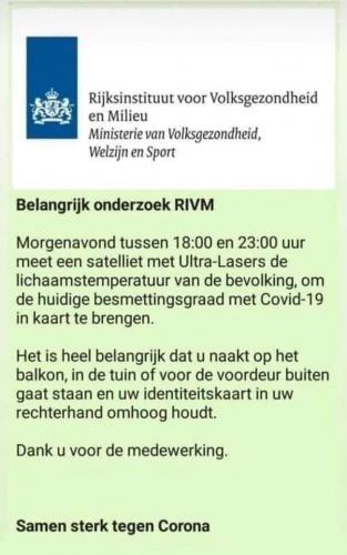 Atención gente... control para Corona