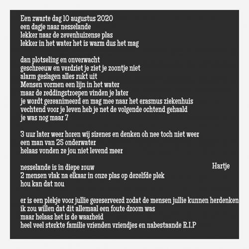 Nesselande in deep mourning R.I.P.