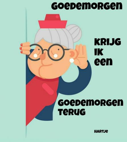 Hartje: Krijg ik een goedemorgen terug?