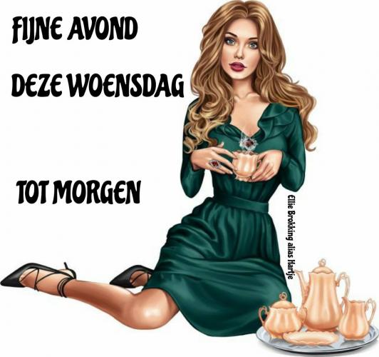 Geniet van deze woensdag avond