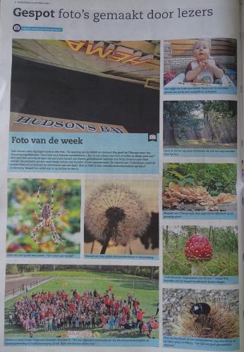 Leijpark013 foto's van mij in de krant 