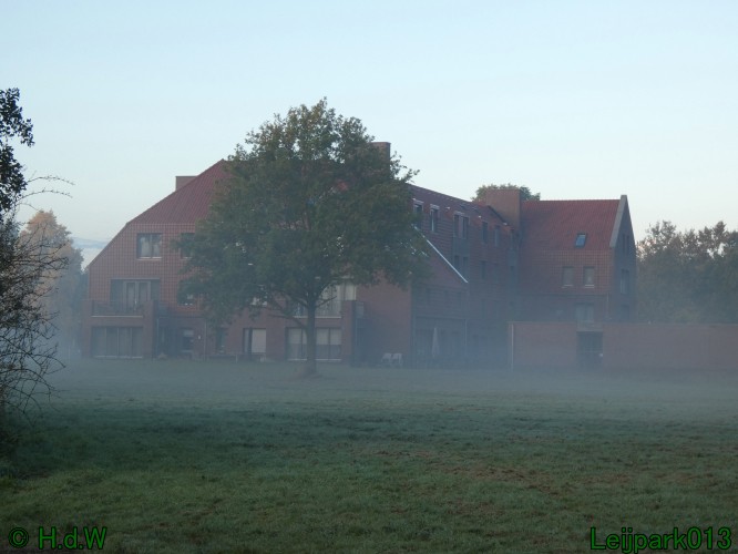 3 november 2024 Vanmorgenwas er mist in het Leijpark