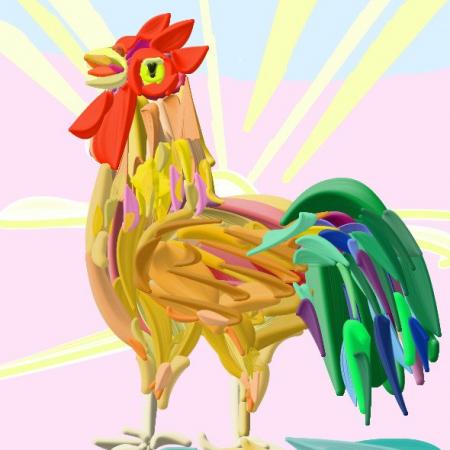 Ik vind het altijd mooie dieren :   kukeleku !