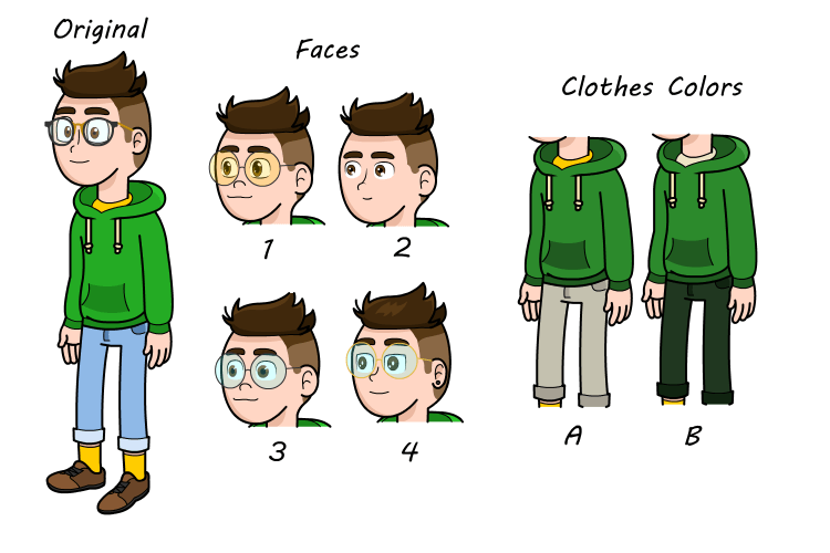 Testing out some new faces and colors