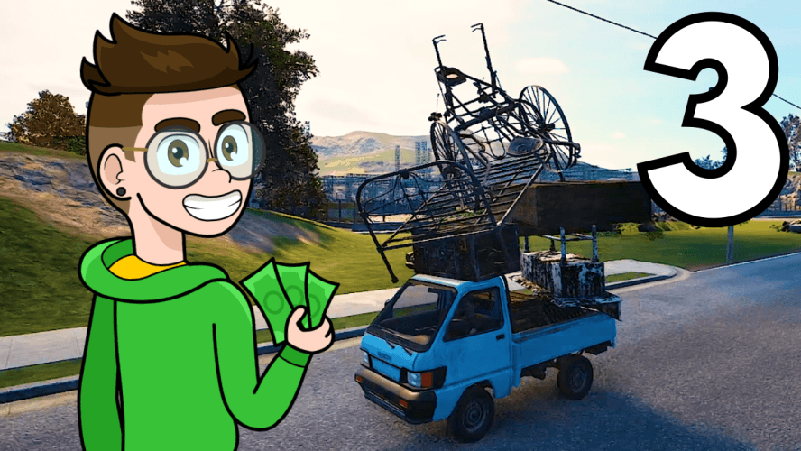Stacking high on a small Pickup Truck