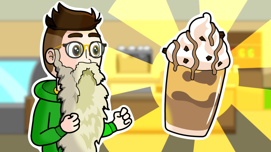 Peanut butter Latte - Maluc Cartoon