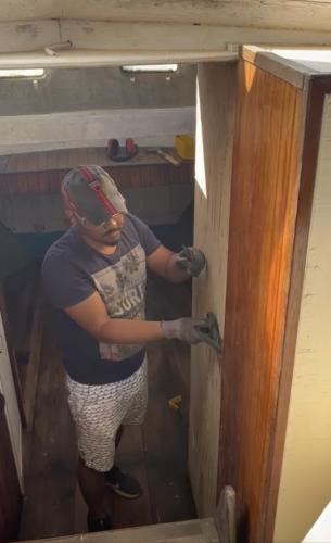 Boot restauratie E2: Slopen