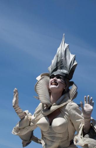 Mijn favoriete foto, de herinnering aan een prachtige zomer van 2019 tijdens het mooie festival 'Deventer op stelten '