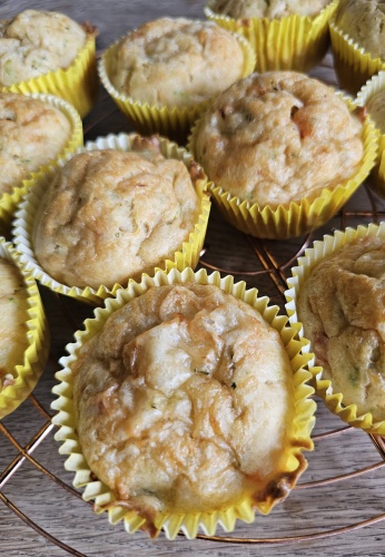 Savory muffins - with basic recipe