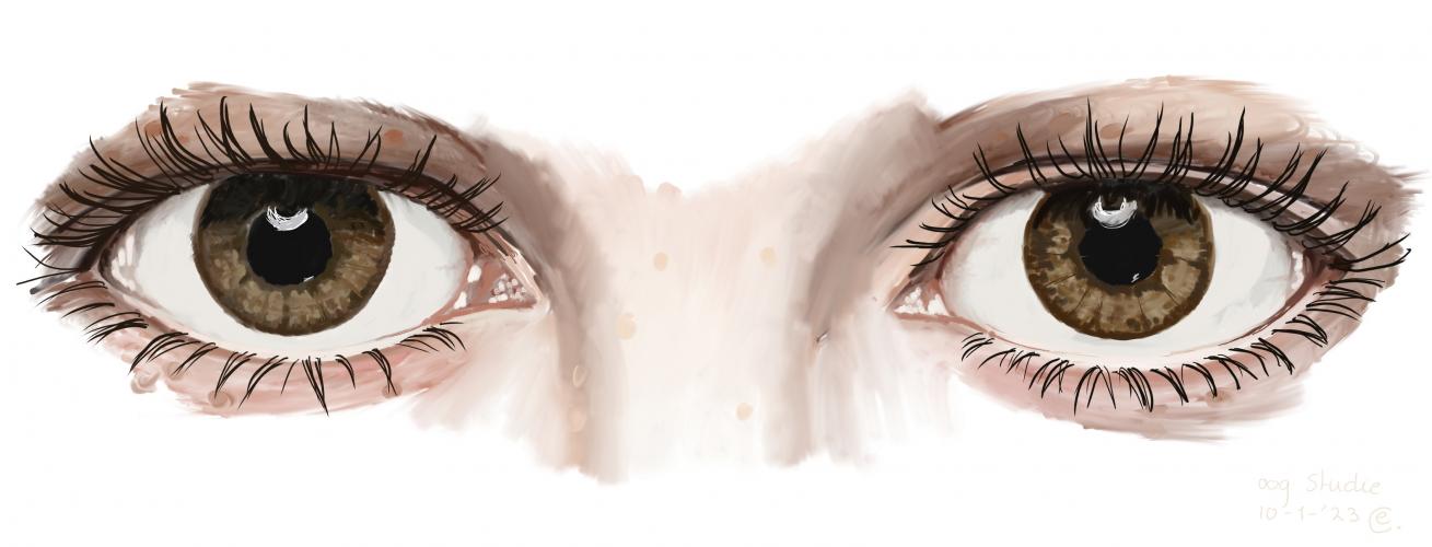 Studie ogen 3 - digital art