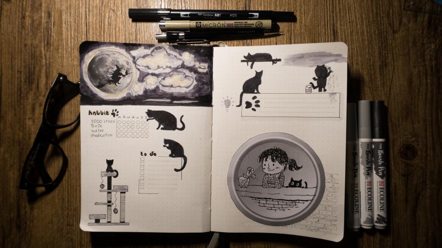 Bulletjournal: Gebruik een 'probeerjournal'