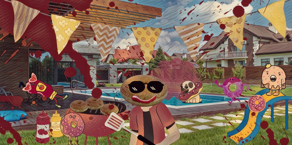 Ketchup Donut BBQ Party