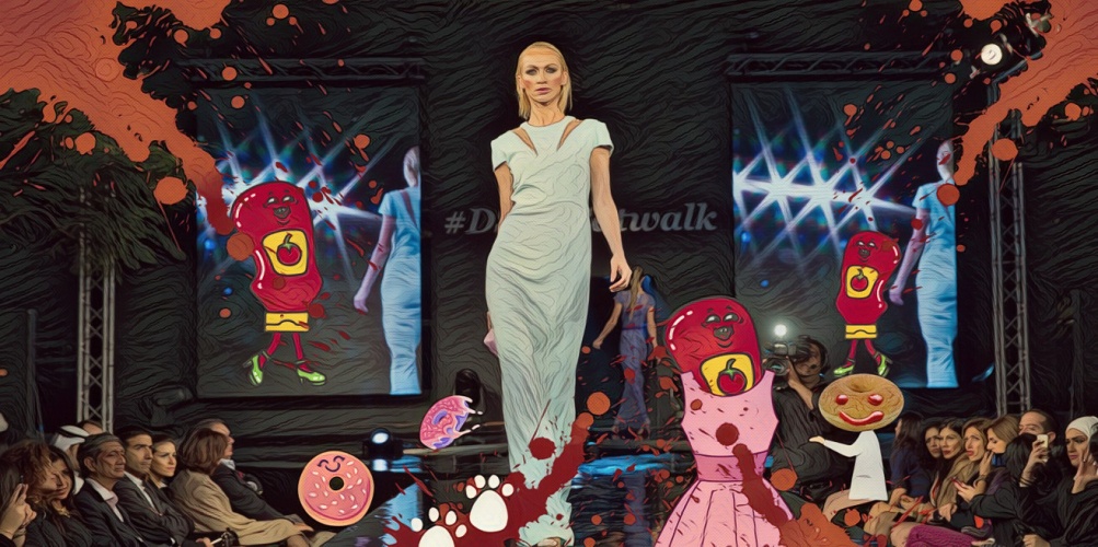 Ketchup Donut Catwalk