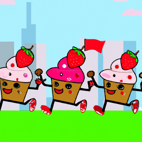 Strawberry Cupcake Marathon