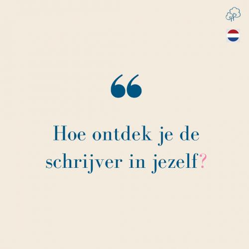 Wie entdeckt man den Schriftsteller in sich selbst? 