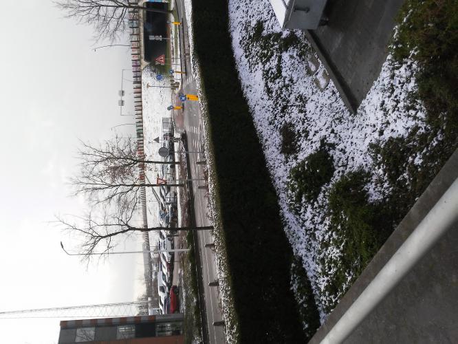 eentje vanaf mijn werkplek.  Het meeste us al weg