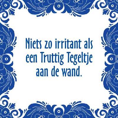 Niets zo irritant...