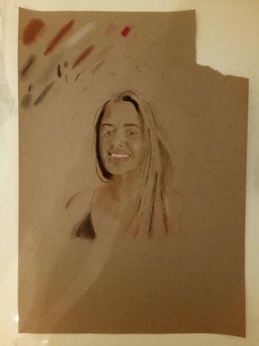 Work in progress 3: the girl in the shade