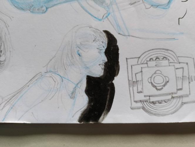 Een geheim versleuteld in een tekening