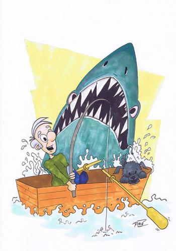 Inktober 2020  dag 8, teeth