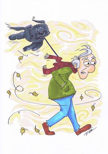 Inktober 2020 day 17, Storm