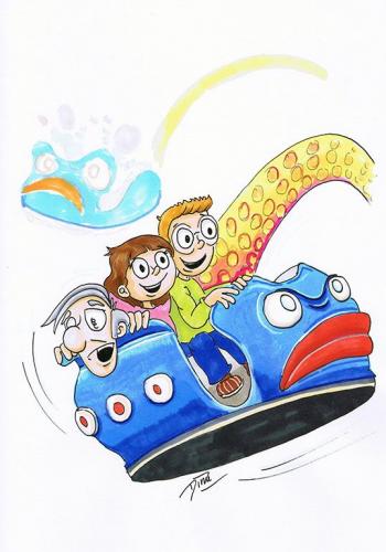 Inktober 2020 day 19, Dizzy