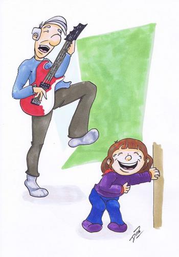 Inktober 2020 day 27, Music