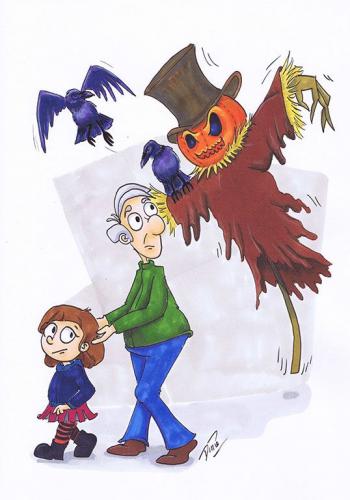 Inktober 2020 dag 30, Ominous