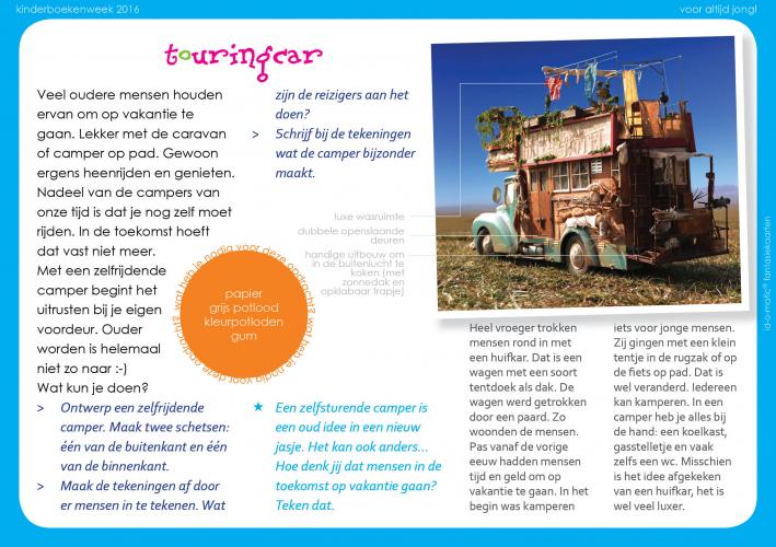 Tekenopdracht: Touringcar