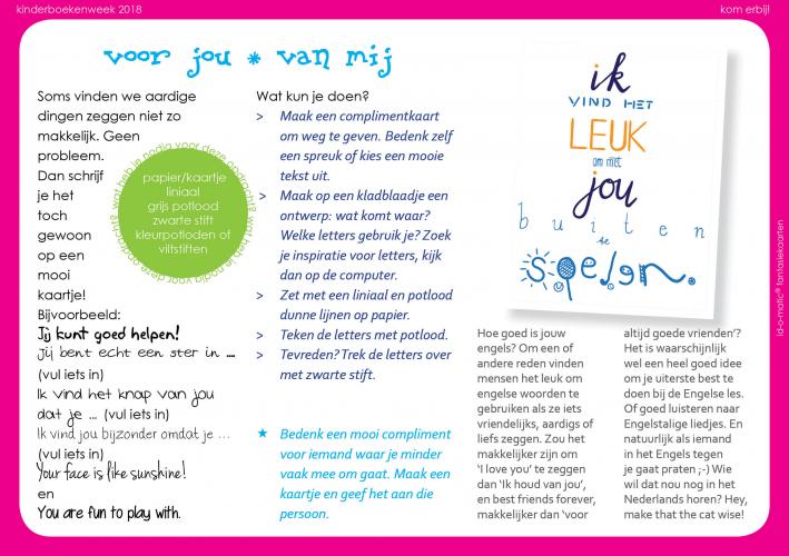 Tekenopdracht: voor jou * van mij