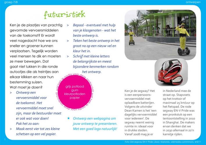 Drawing assignment: futuristics