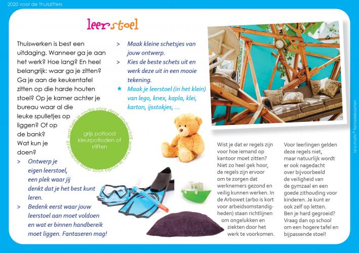 Tekenopdracht: leerstoel