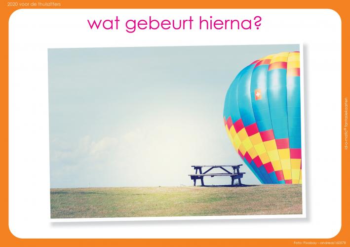 Tekenopdracht: Wat gebeurt hierna?