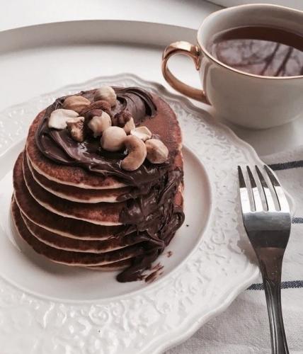 Things to do in quarantine summer:*Homemade Pancakes*