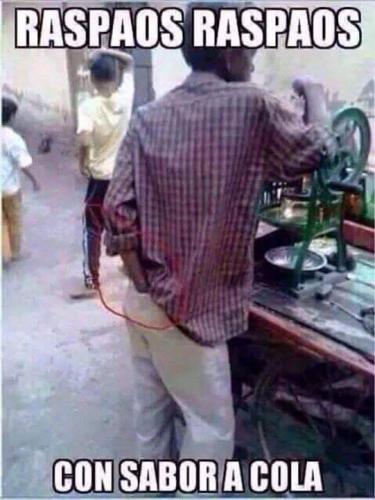 raspados con sabor a cola