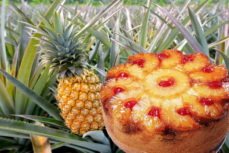 Torta Volteada De PiÑa.