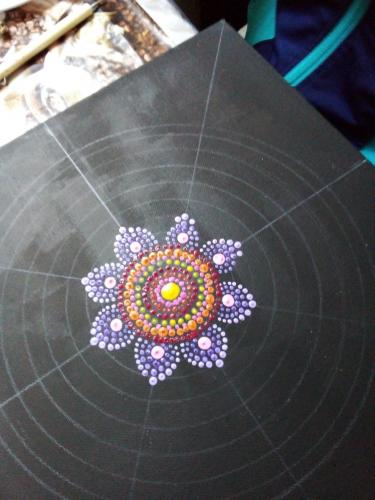 Técnica para hacer mándalas