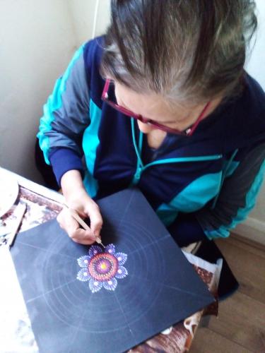 Técnica para hacer mándalas