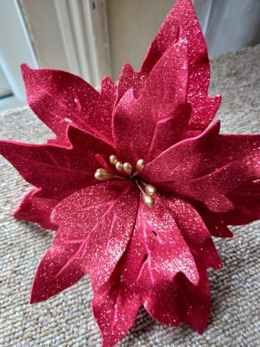 Mis Flores de Navidad ( aprende a hacerlas)